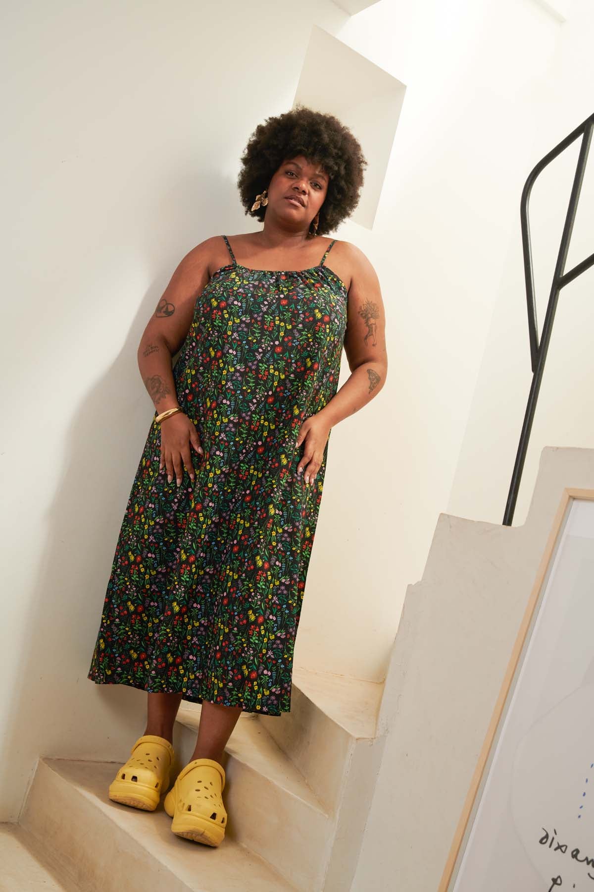 Tiffany is a size 48 and wears a size 3XL