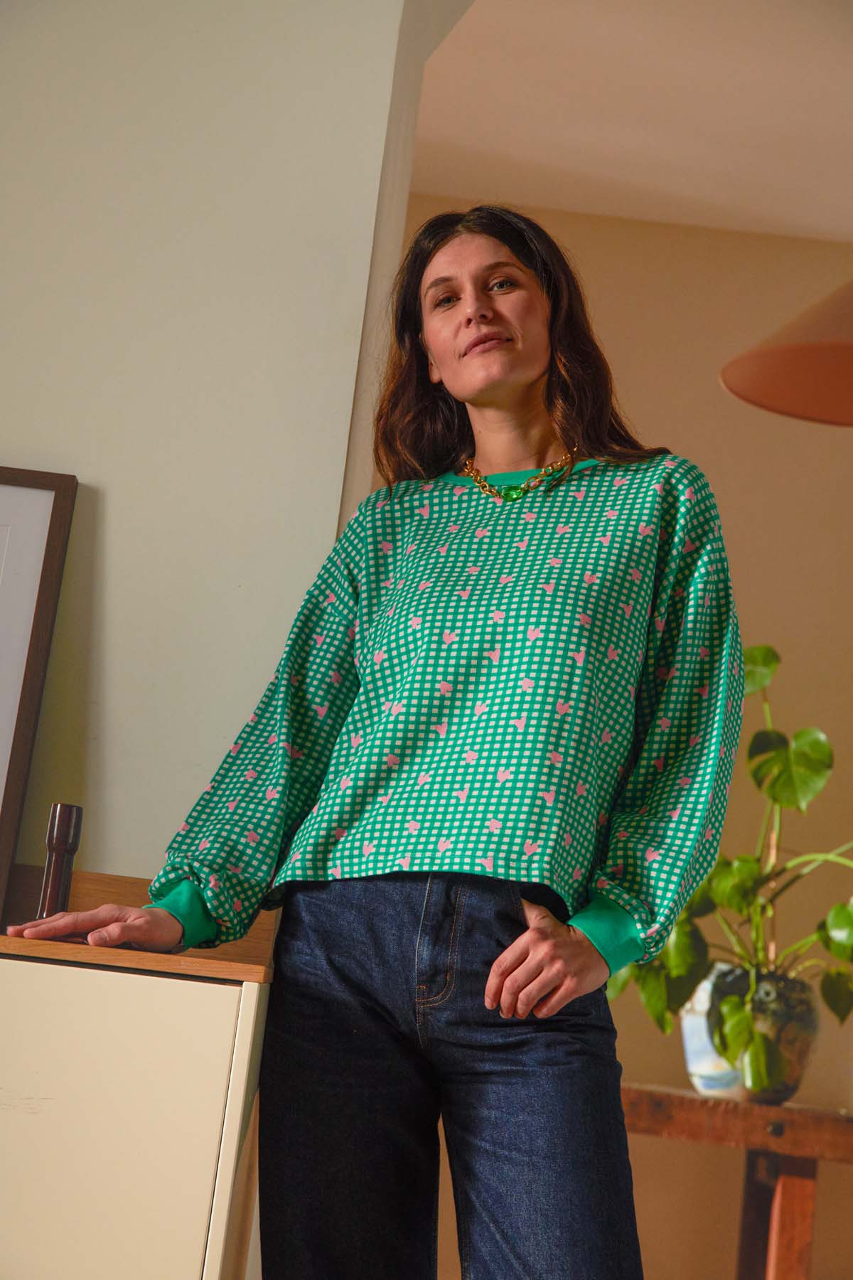 Kamila is a size 36 and wears a size XS/S
