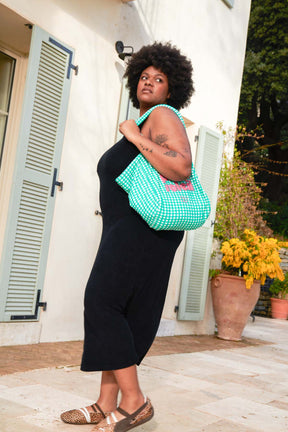 Tiffany is a size 48 and wears a size 3XL