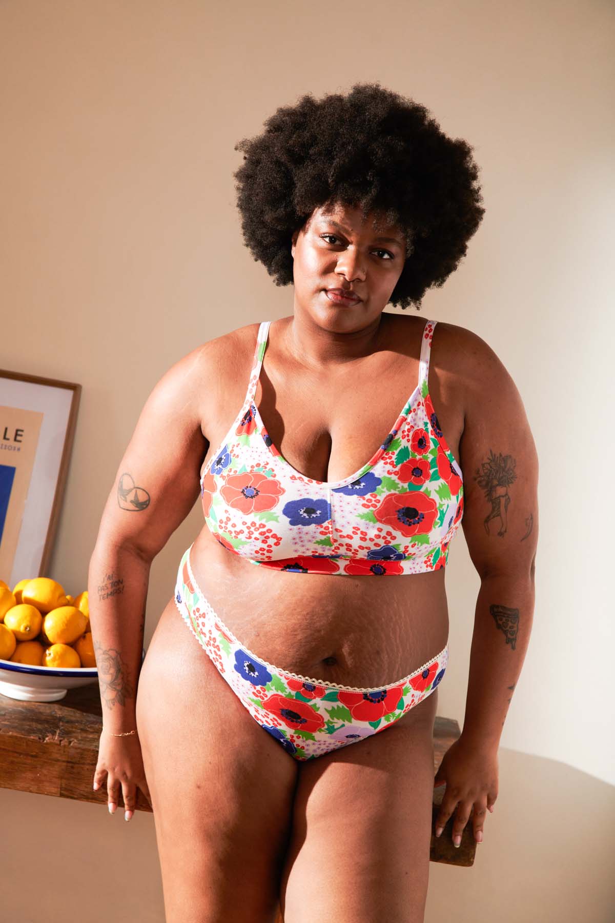 Tiffany is a size 48 and wears a size 3XL