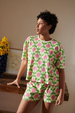 Marie-Charles is a size 38 and wears a size M
