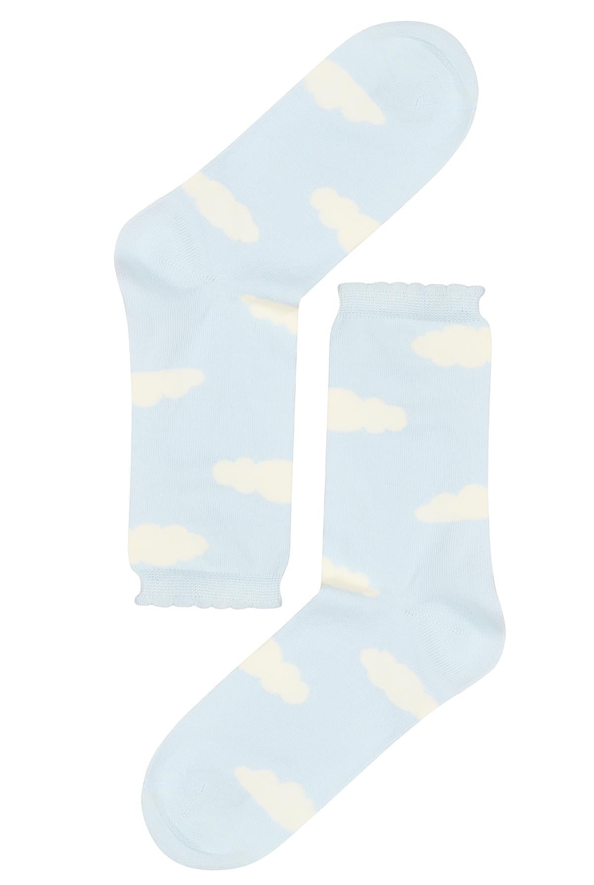 Organic cotton socks - Clouds