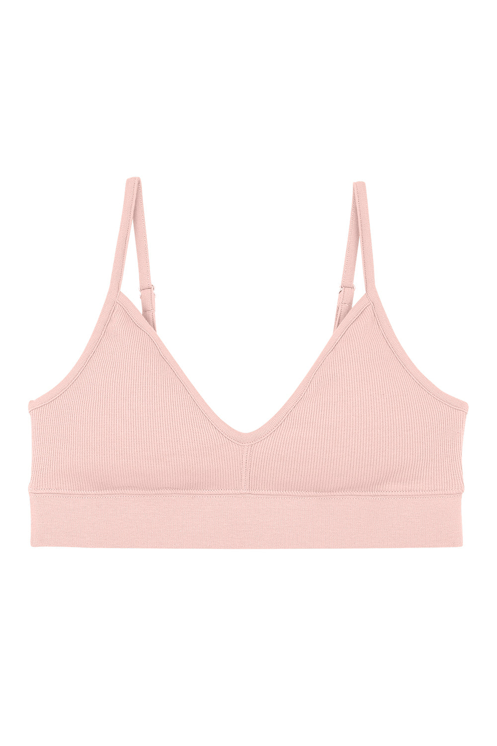 Organic Cotton Bra - Blush Pink