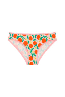 Organic Cotton Panties - Pink Orange Blossom
