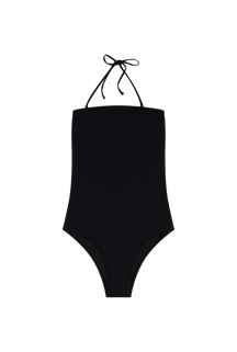 Maillot 1 Pièce Bustier - Noir