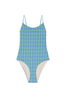 Maillot 1 Pièce Classique - Vichy Bicolore