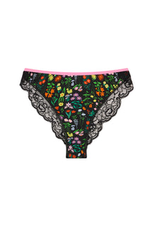 Culotte Bi-matière - Pampa Noir