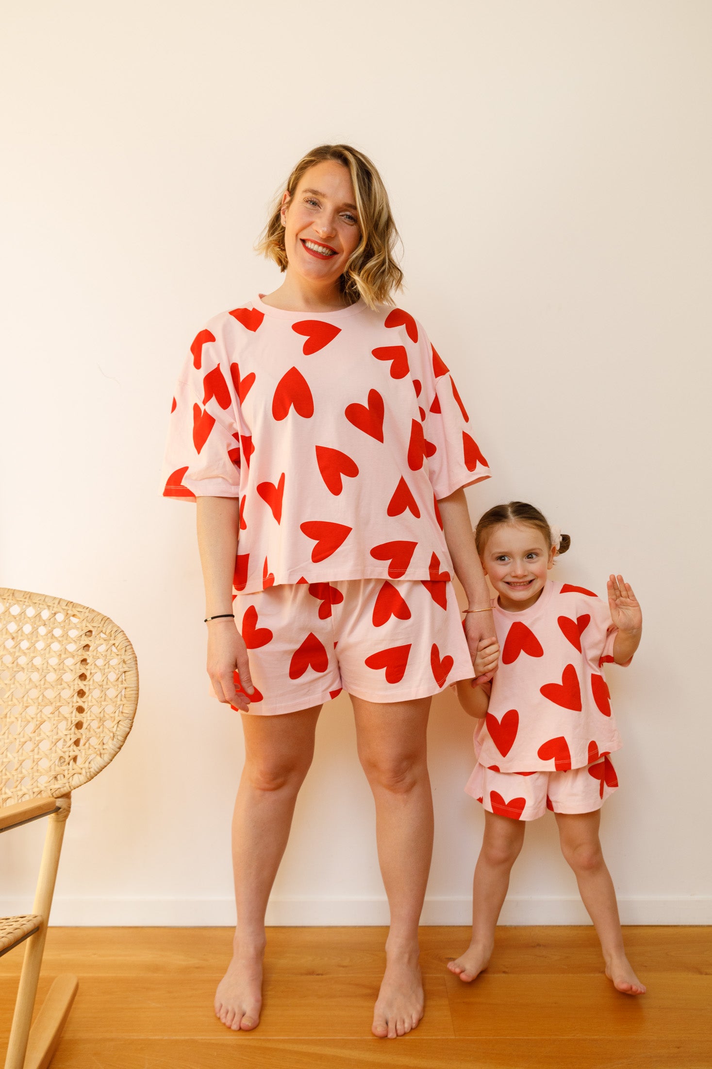 Organic cotton pyjamas - Mi Amor Rose