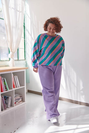 Amandine is a size 44 and wears a size 2XL