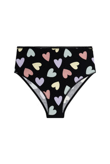 Culotte Taille Haute Coton BIO - Big Love Noir