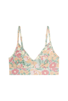 Organic Cotton Bra - Allamanda Green