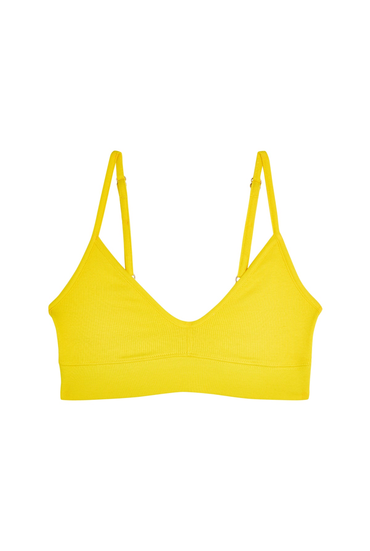Organic Cotton Bra - Yellow