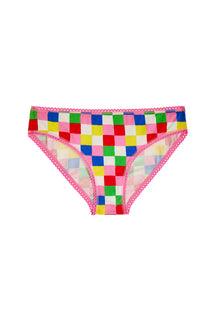 Organic Cotton Panties - Multicolor Checkered