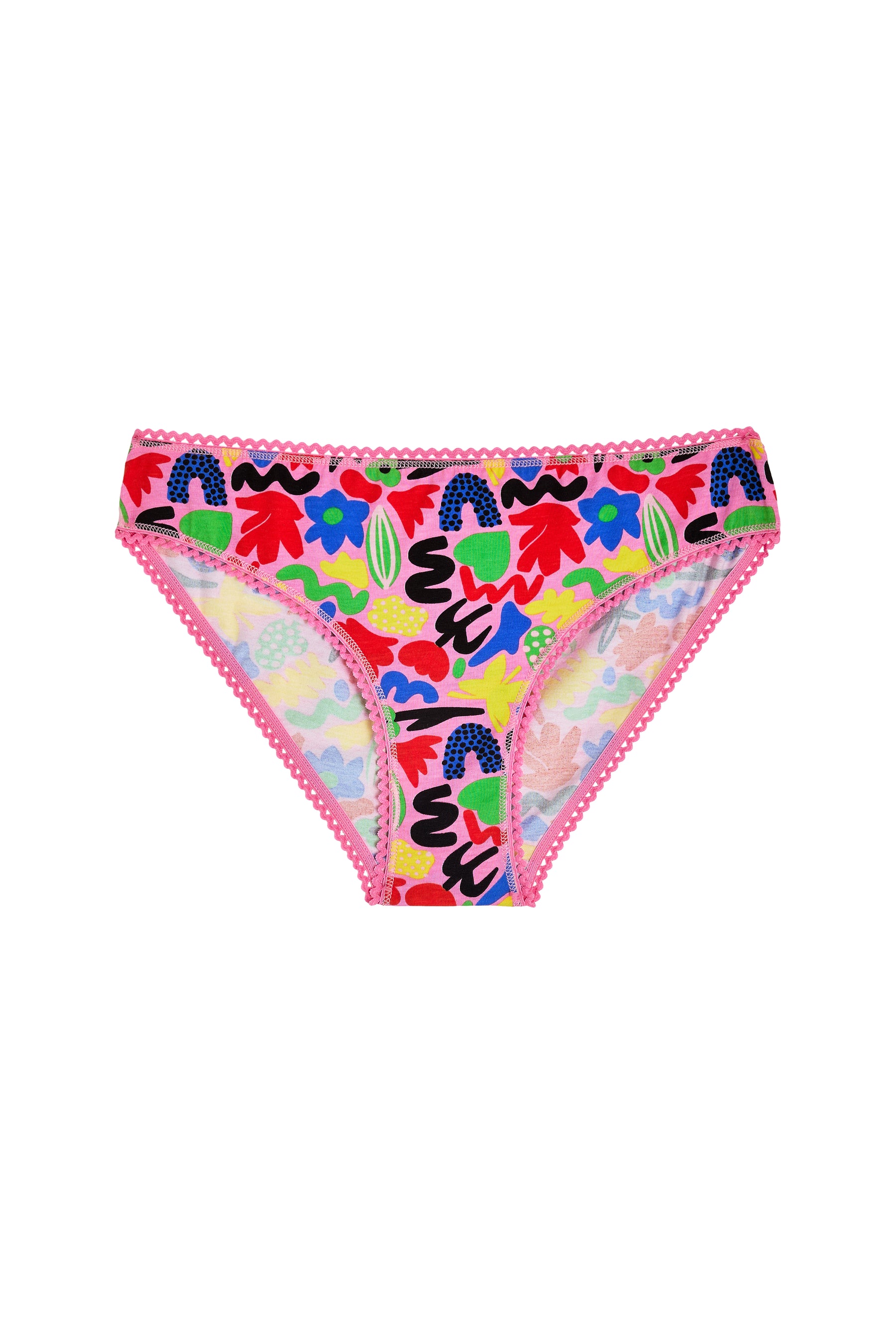 Organic Cotton Panties - Colorama Pink