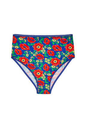 High-waisted organic cotton briefs - Pink
