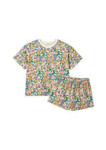 Pyjama Gaufré Coton BIO WAJ x Hindbag - Pastel Bloom